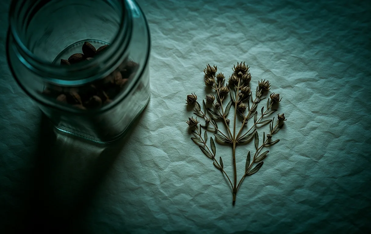Botanical detail representing archival clarity